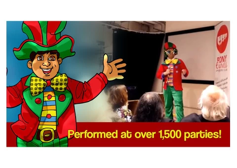 London party hire CLOWN MAGICIAN Childrens Entertanier Face Painter Balloon modeller - 3/8
