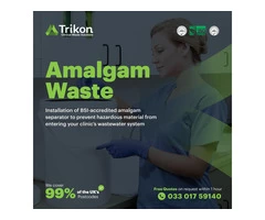 Create a healthy environment with Trikon by reducing amalgam waste.