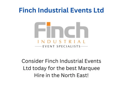 Party Tent Marquee Hire in North East | Finch Industrial Events Ltd