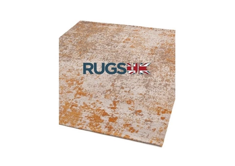 Dara Flatweave Rug by Asiatic Carpets in Terracotta Design - 1/8
