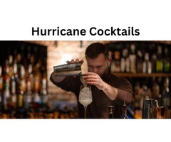 Hire A Bartender - for a party at home | Hurricane cocktails