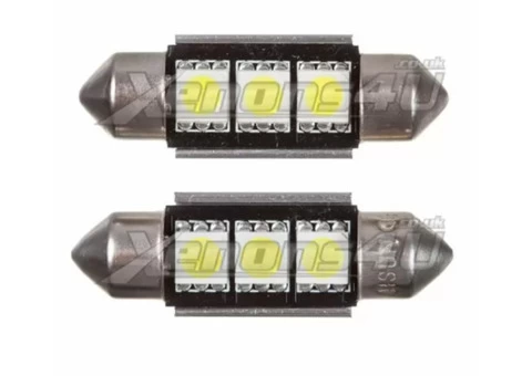SMD 5050 LED Festoon Canbus Bulbs White