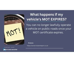 What happens if my vehicle's MOT EXPIRES?