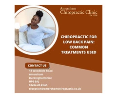 Chiropractic for Low Back Pain: Common Treatments Used