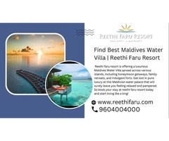Find Best Maldives Water Villa | Reethi Faru Resort