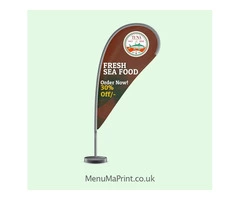 Teardrop Banners | Teardrop Flags Printing UK | MenuMa Print