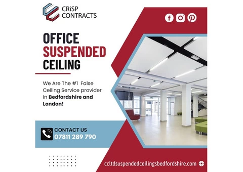 Office Suspended Ceiling Bedfordshire