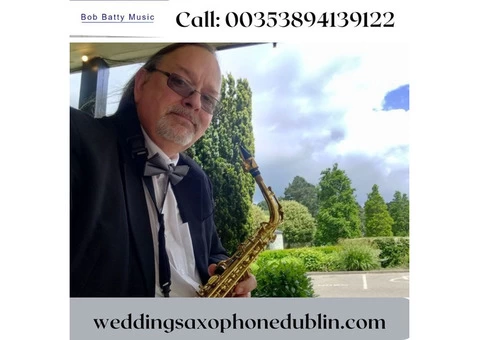 Book wedding saxophone player Dublin now with Music Attic