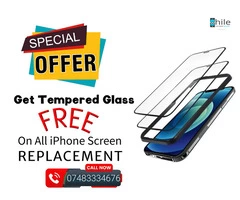 Get Free Tempered Glass on all iPhone Screen Repair