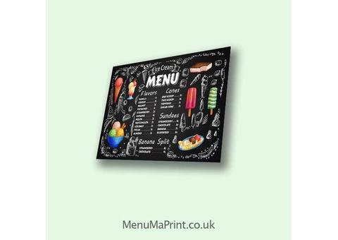 A1 Posters | Restaurant Posters | Poster Printing | MenuMa Print - 3/4