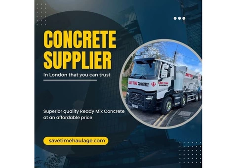 Concrete Supplier in London - Save Time Concrete