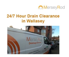 24/7 Hour Drain Clearance in Wallasey
