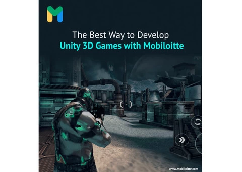 The Best Way to Develop Unity 3D Games with Mobiloitte