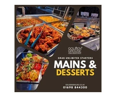 Grab unlimited starters, mains and desserts at the best price