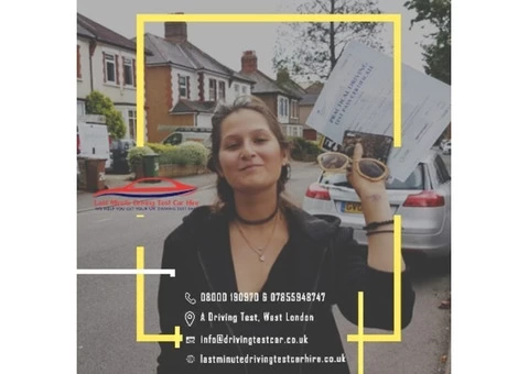 Last Minute Driving Test With Well Educated  Instructor In UK
