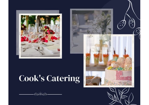 Cook's Catering - Best & Most Professional Caterers For Your Event.