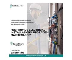 Domestic Electrical Repairs near Me service By Elexcellence's Electrical