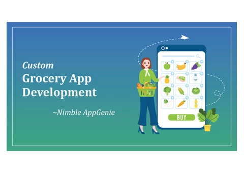 Custom grocery app development- Nimble AppGenie