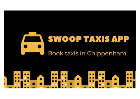 Book taxis in Chippenham with Swoop Taxis App