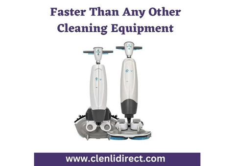 Faster Than Any Other Cleaning Equipment