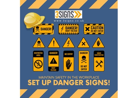 3 Signs – The Best Place to Buy Health and Safety Signs in The Workplace