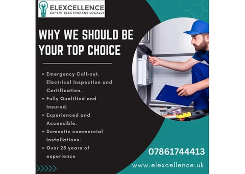 Elexcellence Electrical Offering Quality Domestic Electrical Repairs near Me Service - 1/4