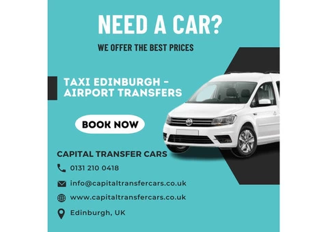 Taxi Transfers from And to Edinburgh Airport