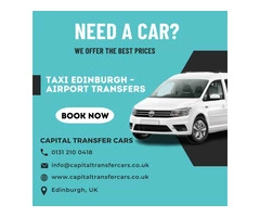 Taxi Transfers from And to Edinburgh Airport