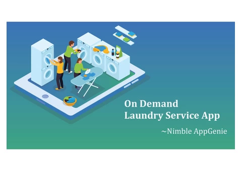 On demand laundry service app- Nimble AppGenie
