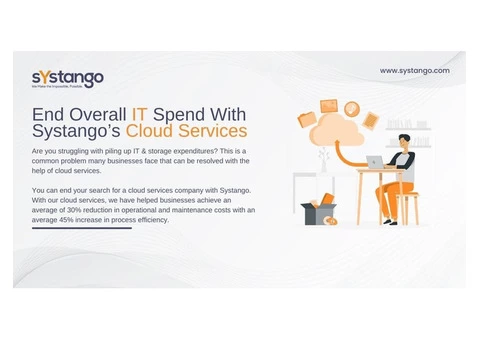 End Overall IT Spend With Systango’s Cloud Services