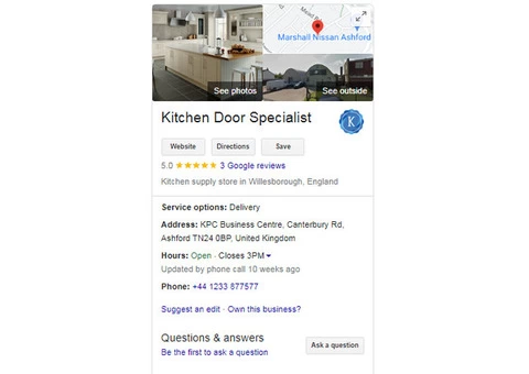 Shop Cambridge Door Style From Kitchen Door Specialist - 1/5