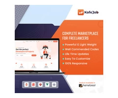 Kofejob - Job Board & Freelancer Marketplace Template