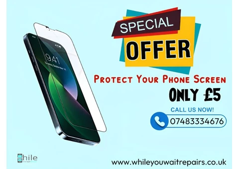 Purchase a tempered glass screen protector
