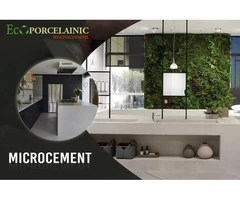 Microcement has vanquished the world of interior design