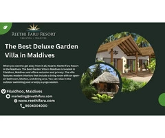 The Best Deluxe Garden Villa in Maldives| Reethi Faru Resort