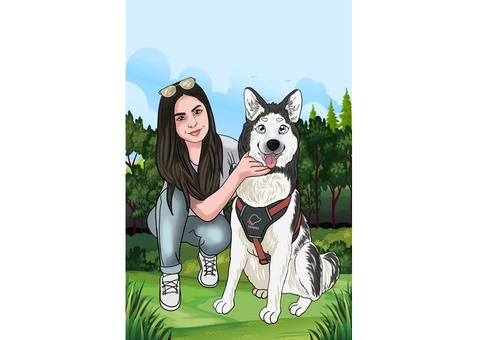 Disney Style | Cartoon Portrait, Custom Portrait, Disney Portrait From Photo - 2/3