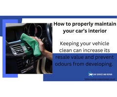 How to properly maintain your car’s interior