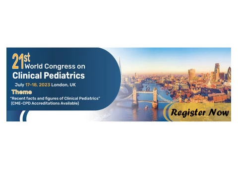 21st World Congress on Clinical Pediatrics - 3/3