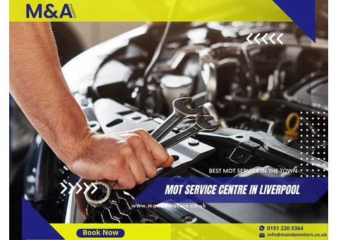 Mot service in Liverpool - M and A Motors
