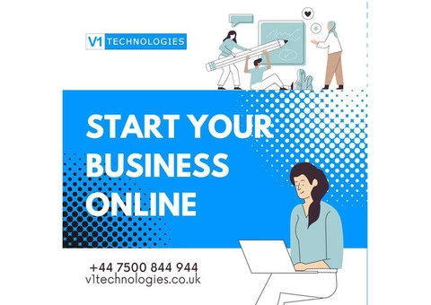 Best Single Page Web Design Service - V1 Technologies