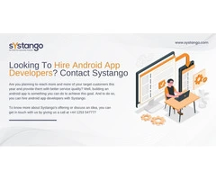 Looking To Hire Android App Developers? Contact Systango