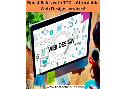 Boost Sales with TTC’s Affordable Web Design services!