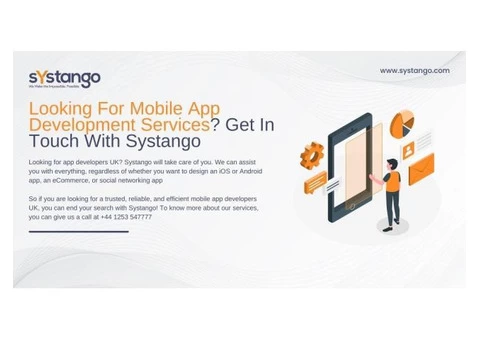 Looking For Mobile App Development Services? Get In Touch With Systango