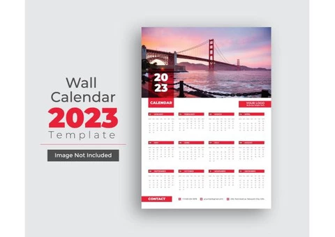 New Year Calendar Printing 2023 Wall Planner Printing