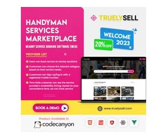 TruelySell - On Demand Handyman Services Marketplace, Nearby Service Booking Software (Web)