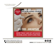 Limited Period Offer on Microblading Course - Flat £500 OFF
