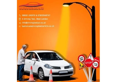 Driving Test Car Hire For All DVSA Practical Test Centres In London