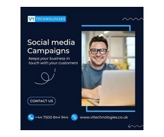 Running social media campaigns keeps your business in touch with your customers