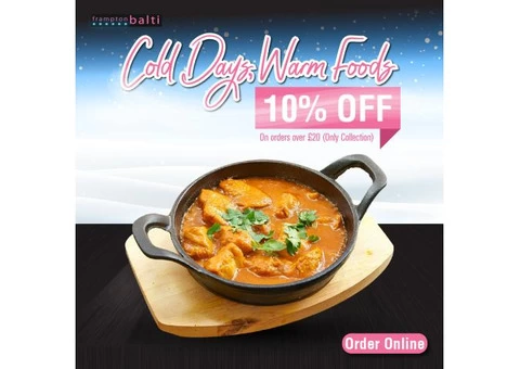 10% Discount On orders over £20 ( Only Collection )