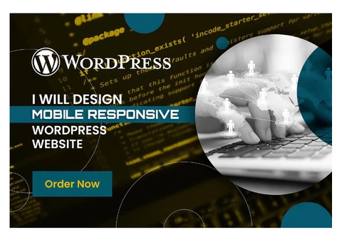 Design mobile responsive wordpress website